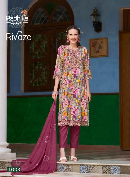 RADHIKA lifestyle Rivazo VOL 1 Kurti Wholesale catalog