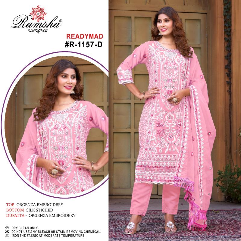 Ramsha R 1157 Nx Ready Made Pakistani Suits Wholesale catalog
