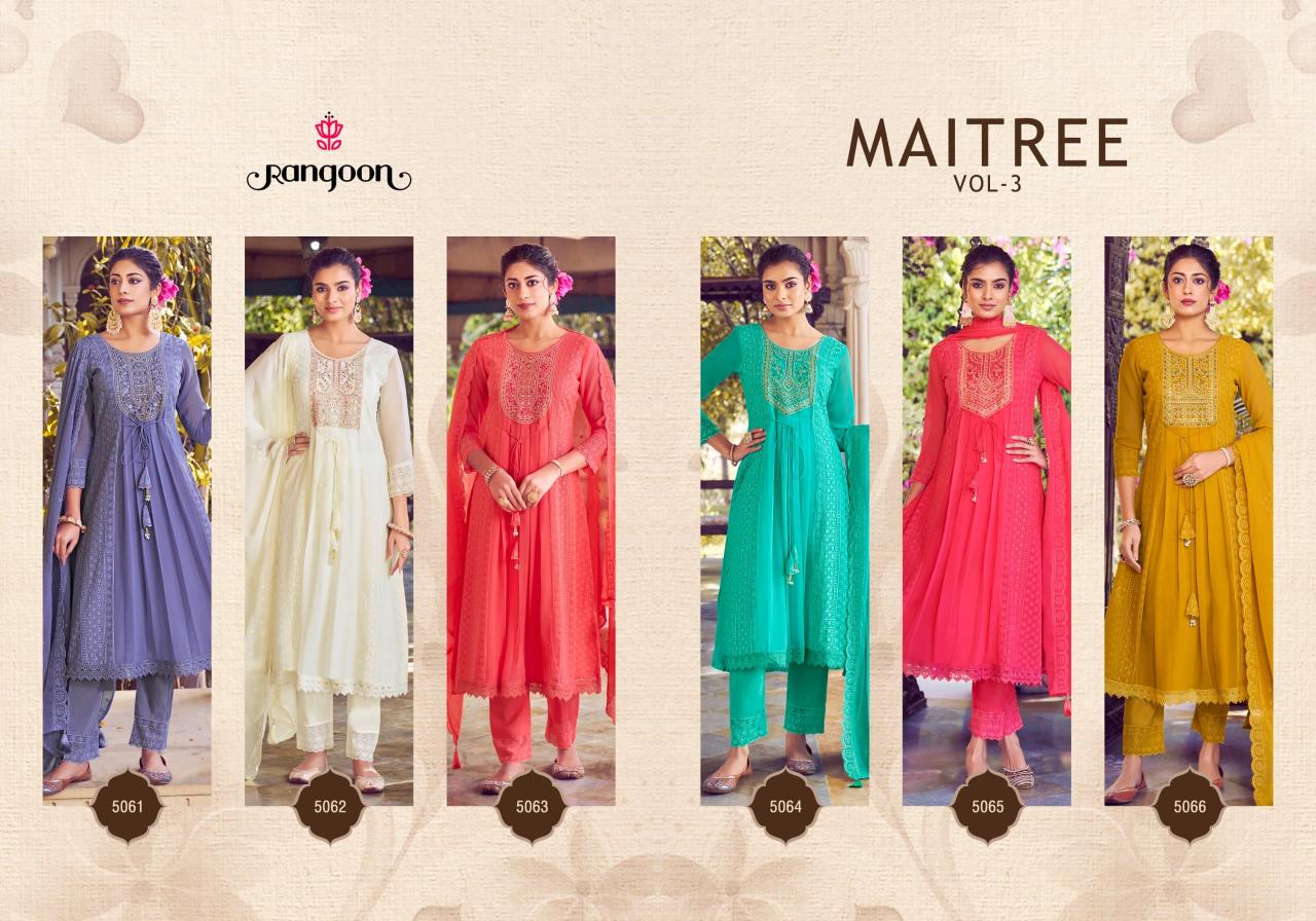 Rangoon Maitree Vol 3 Kurti wholesale catalog