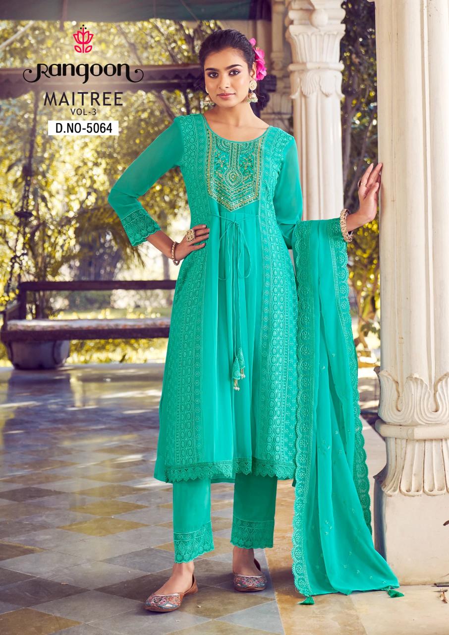 Rangoon Maitree Vol 3 Kurti wholesale catalog
