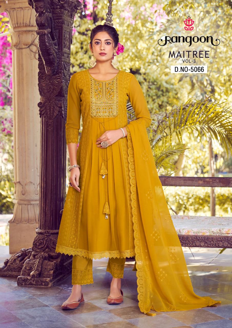 Rangoon Maitree Vol 3 Kurti wholesale catalog