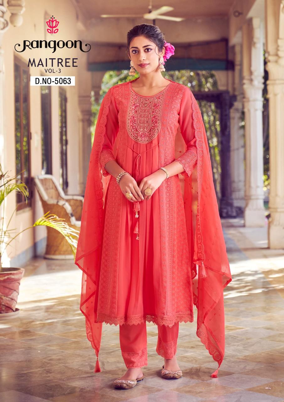 Rangoon Maitree Vol 3 Kurti wholesale catalog