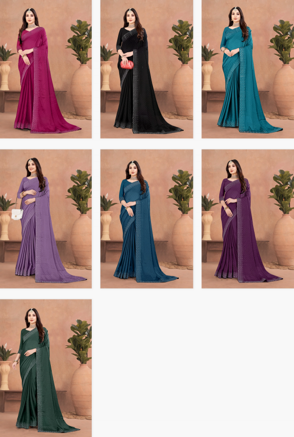 Rani 1292 Colors Rangoli Silk Fancy Saree wholesale catalog