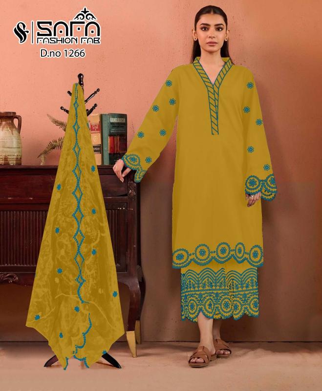 Safa Fashion Fab 1266 Pakistani Ready Made Dress wholesale catalog