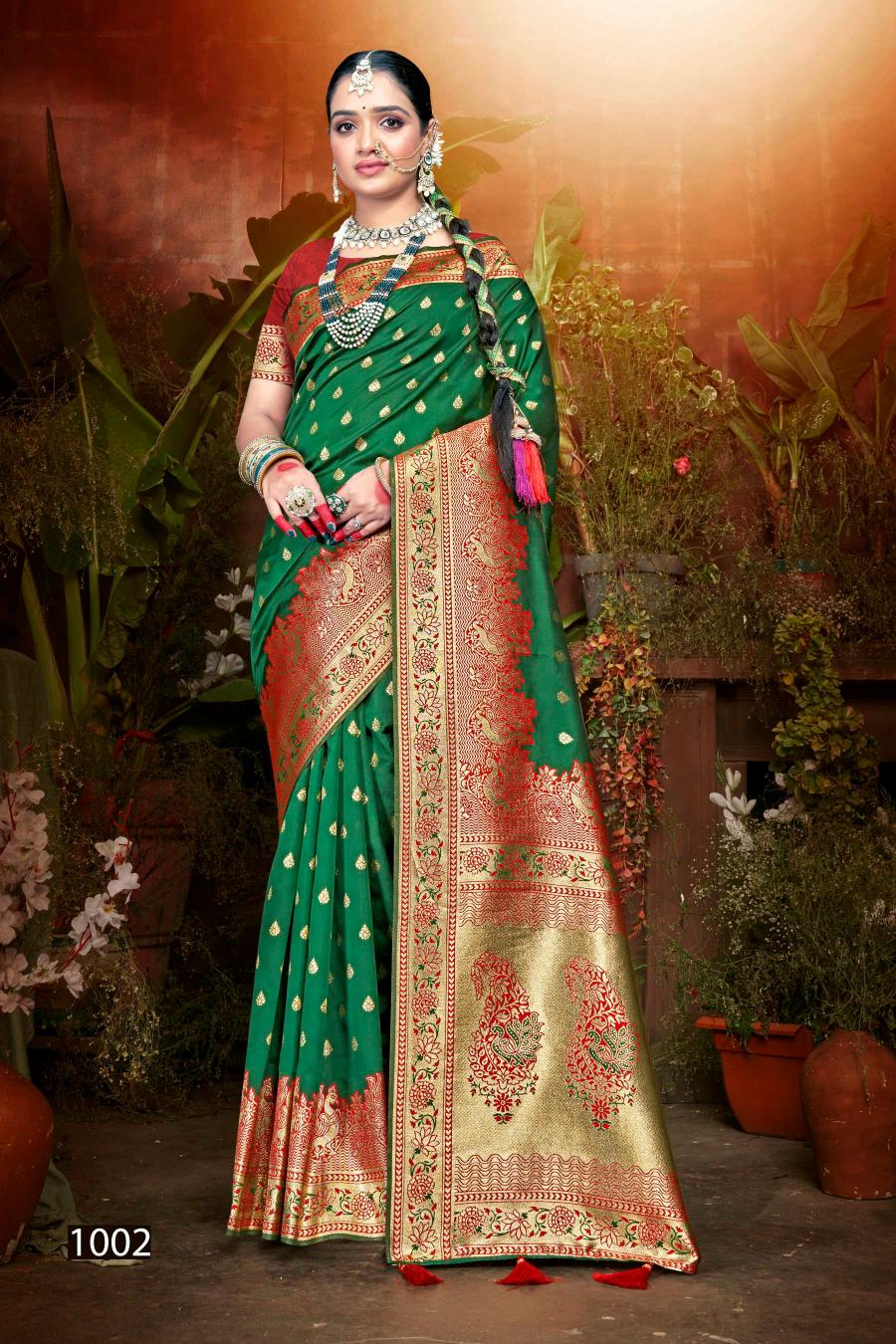 Saroj Madhulekha Silk Vol - 2 50*60 silk Contrast pallu Saree Wholesale catalog    