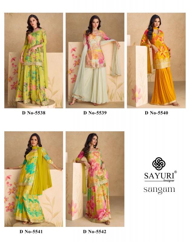 SAYURI DESIGNER SANGAM  Pakistani Suits Wholesale catalog