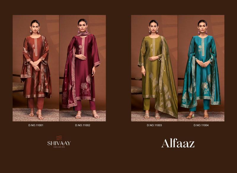 SHIVAAY ALFAAZ dress material wholesale with price wholesale catalog