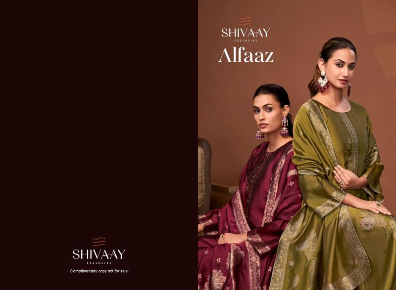 SHIVAAY ALFAAZ dress material wholesale with price wholesale catalog