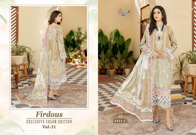 Shree Firdous Color Edition Vol 31 Cotton Dupatta Pakistani Suits wholesale catalog