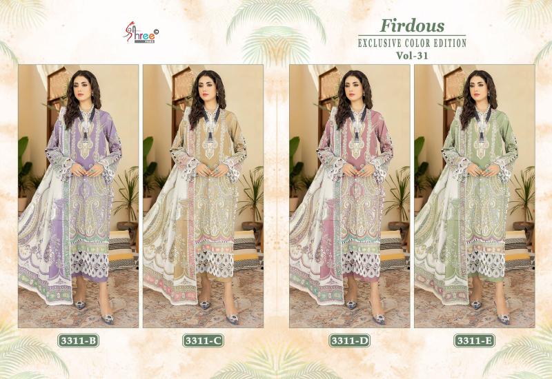 Shree Firdous Color Edition Vol 31 Cotton Dupatta Pakistani Suits wholesale catalog
