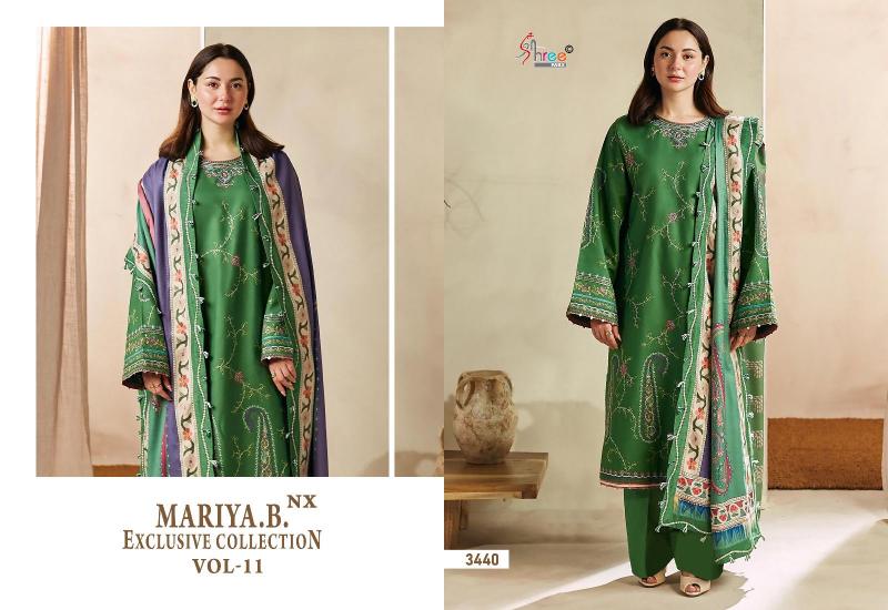 Shree Mariya B Exclusive Collection Vol 11 Nx Chiffon Dupatta Salwar Suit Wholesale catalog