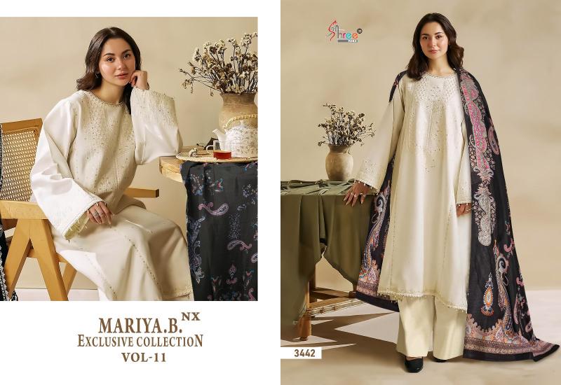Shree Mariya B Exclusive Collection Vol 11 Nx Chiffon Dupatta Salwar Suit Wholesale catalog