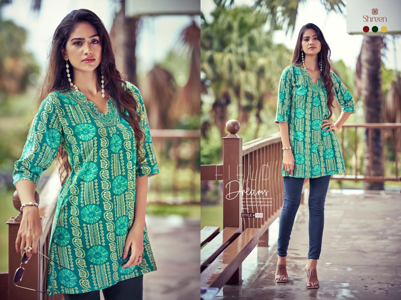Shreen RESHAM vol-5 Kurti Wholesale catalog