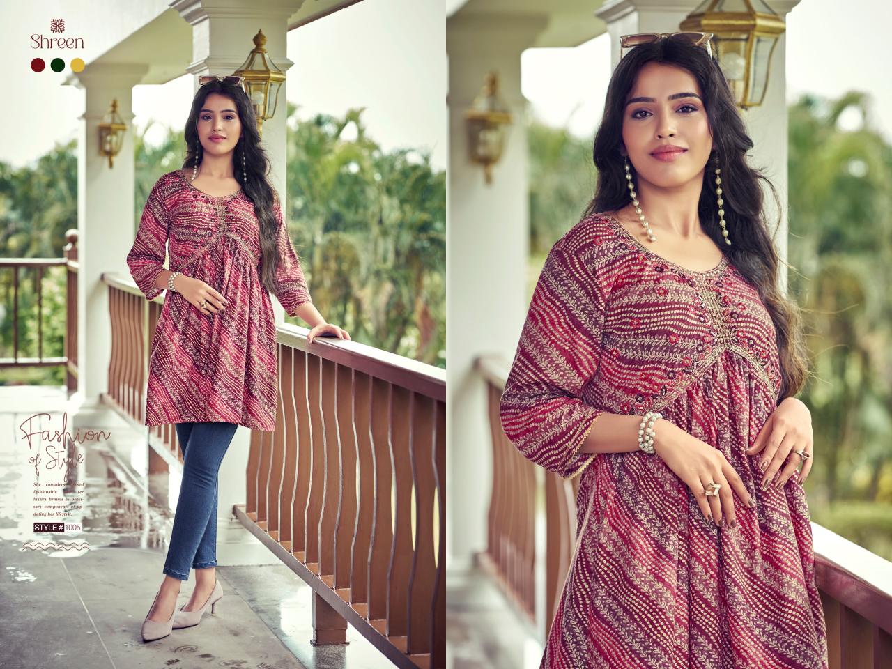 Shreen RESHAM vol-5 Kurti Wholesale catalog
