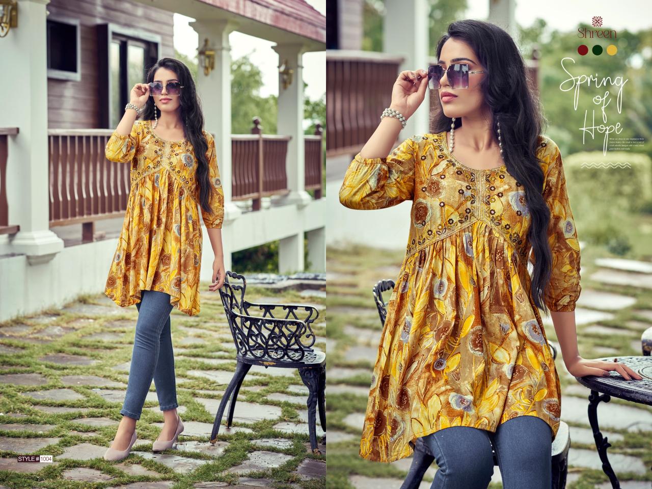 Shreen RESHAM vol-5 Kurti Wholesale catalog