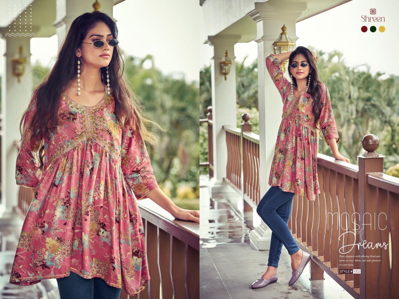 Shreen RESHAM vol-5 Kurti Wholesale catalog