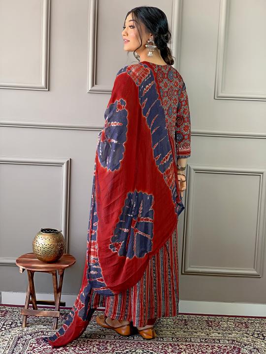 Sku 438 Maroon Cotton Kurti wholesale  catalog
