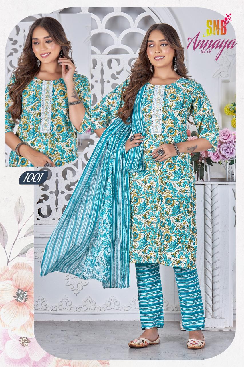 SNB ANNAYA vol 1 Kurti Wholesale catalog