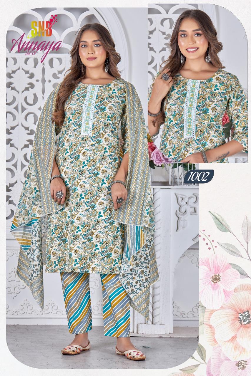 SNB ANNAYA vol 1 Kurti Wholesale catalog