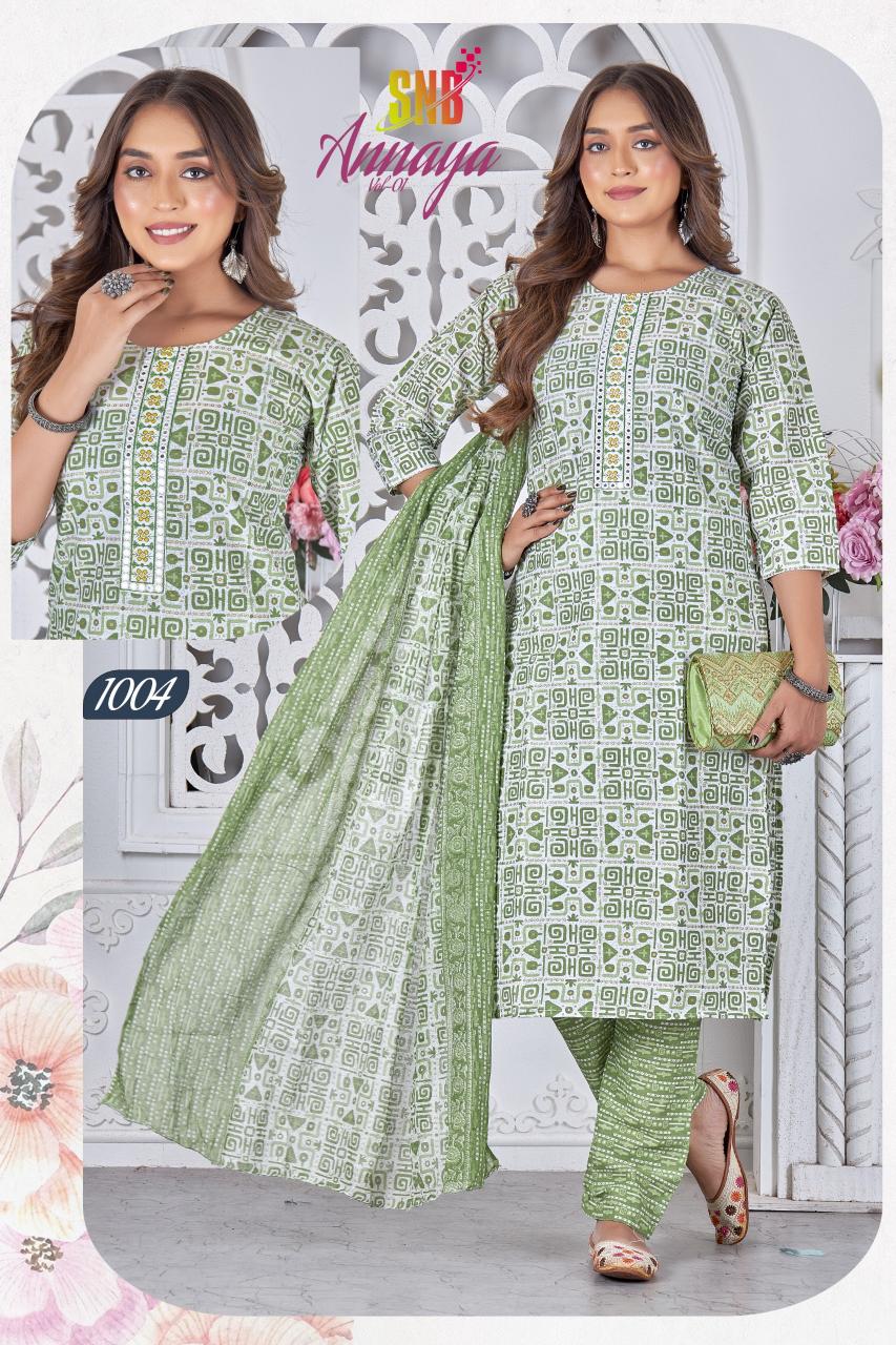 SNB ANNAYA vol 1 Kurti Wholesale catalog
