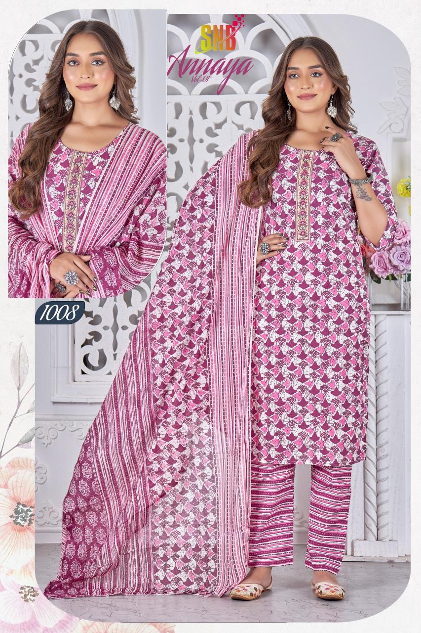 SNB ANNAYA vol 1 Kurti Wholesale catalog
