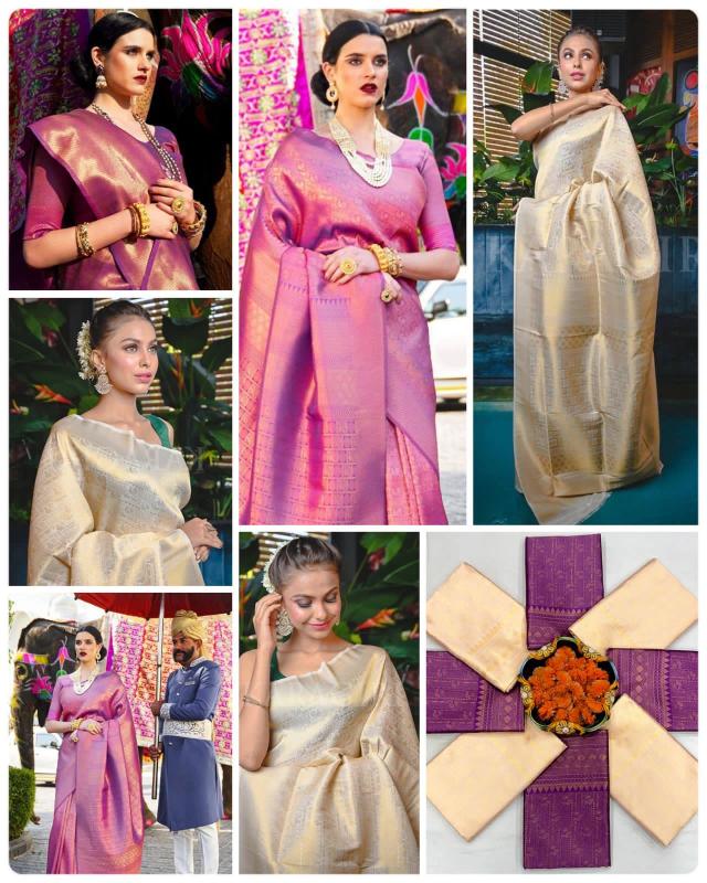 Soft Silk 5054 Soft Lichi Silk Beautiful Saree wholesale catalog