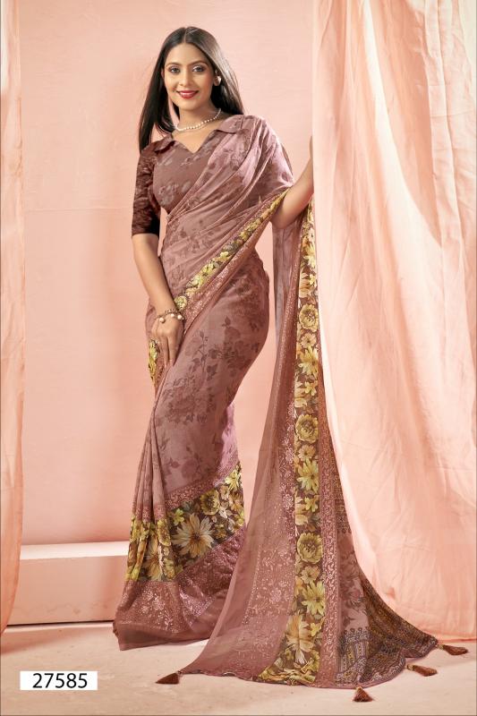 Vallabhi Neetu Georgette Digital Printed Saree wholesale catalog