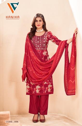 Vandana C Kanika Vol 1 Ready Made Muslin Suit  wholesale catalog