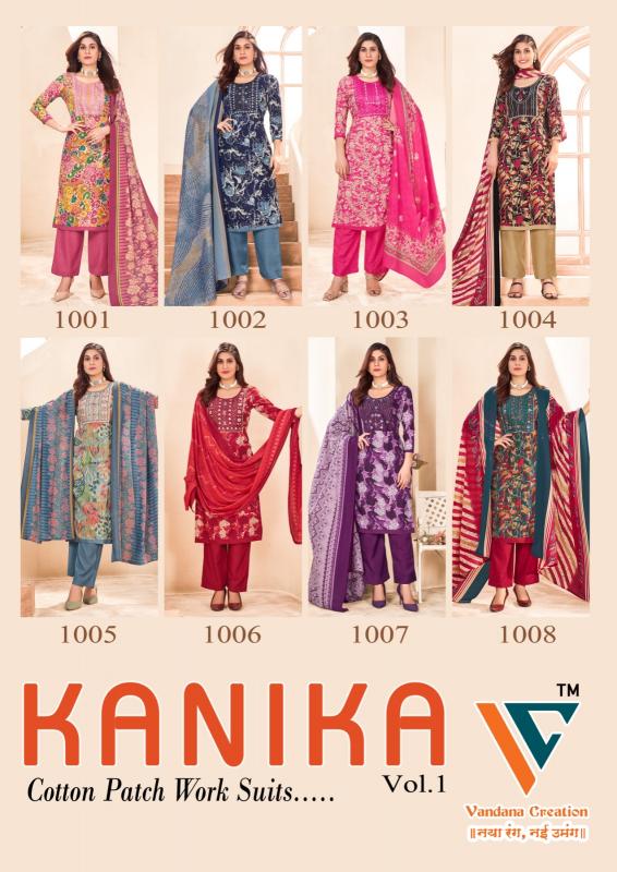 Vandana C Kanika Vol 1 Ready Made Muslin Suit  wholesale catalog