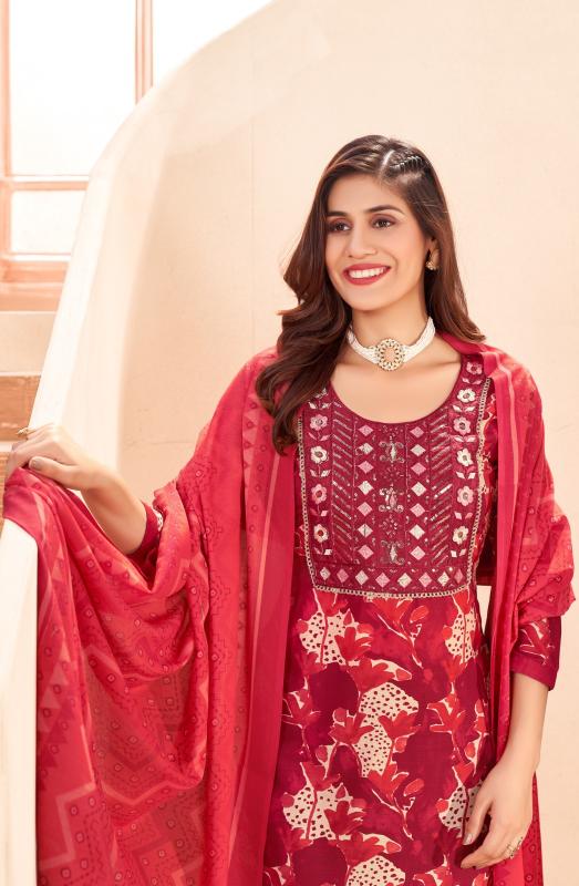 Vandana C Kanika Vol 1 Ready Made Muslin Suit  wholesale catalog