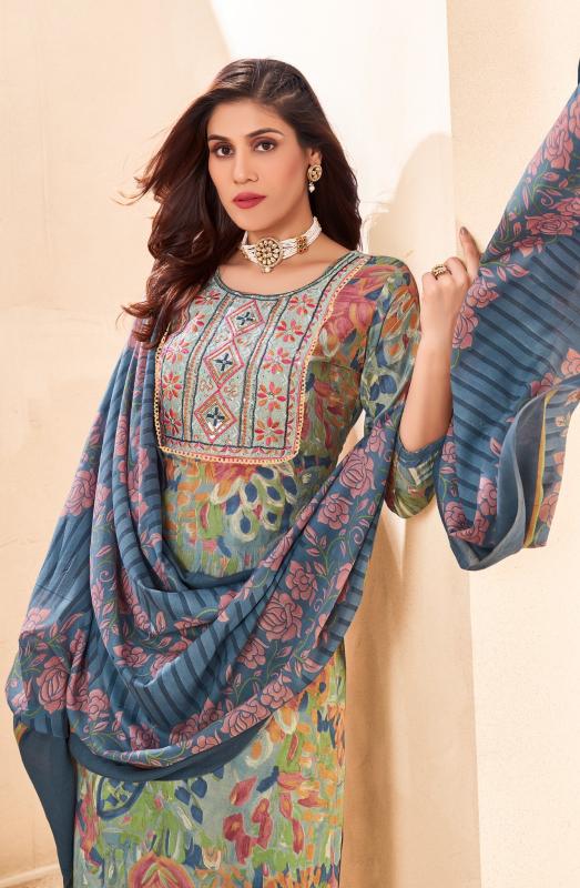 Vandana C Kanika Vol 1 Ready Made Muslin Suit  wholesale catalog