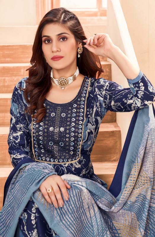 Vandana C Kanika Vol 1 Ready Made Muslin Suit  wholesale catalog