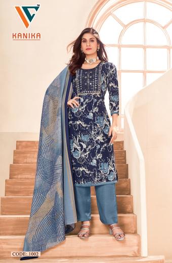 Vandana C Kanika Vol 1 Ready Made Muslin Suit  wholesale catalog