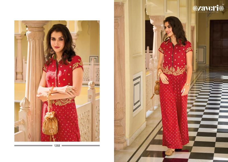 Zaveri Farida Silk Embroidered Co Ord Wholesale catalog
