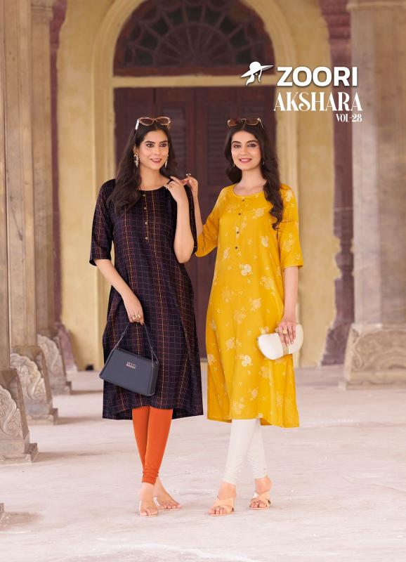 ZOORI Akshara Vol 28 Kurti Wholesale catalog