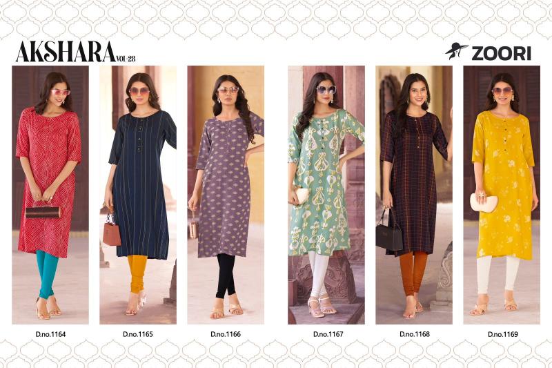 ZOORI Akshara Vol 28 Kurti Wholesale catalog