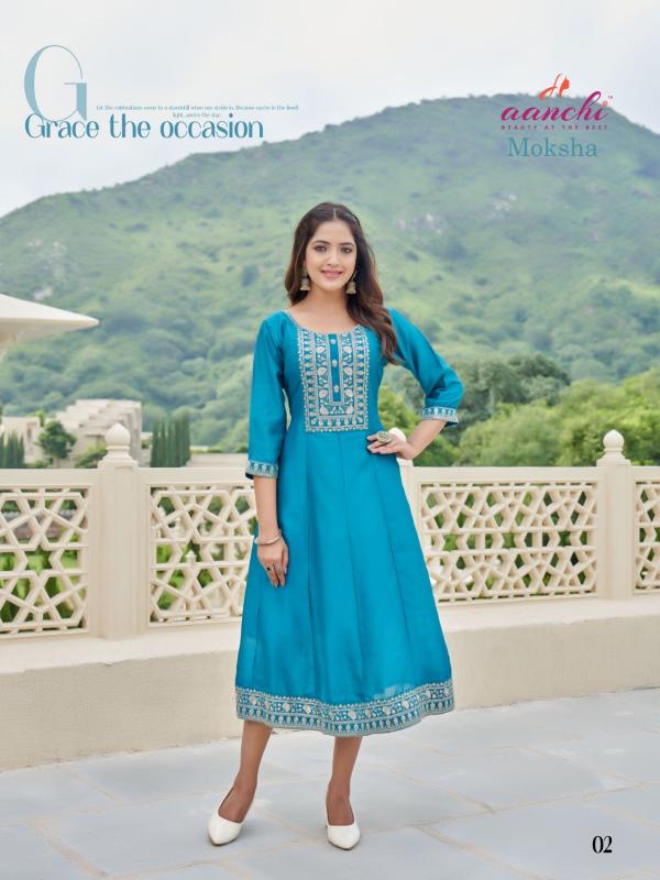 Aanchi MOKSHA Kurti Wholesale Catalog