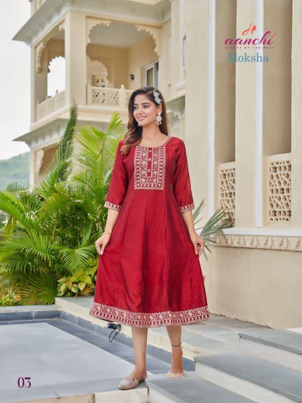 Aanchi MOKSHA Kurti Wholesale Catalog