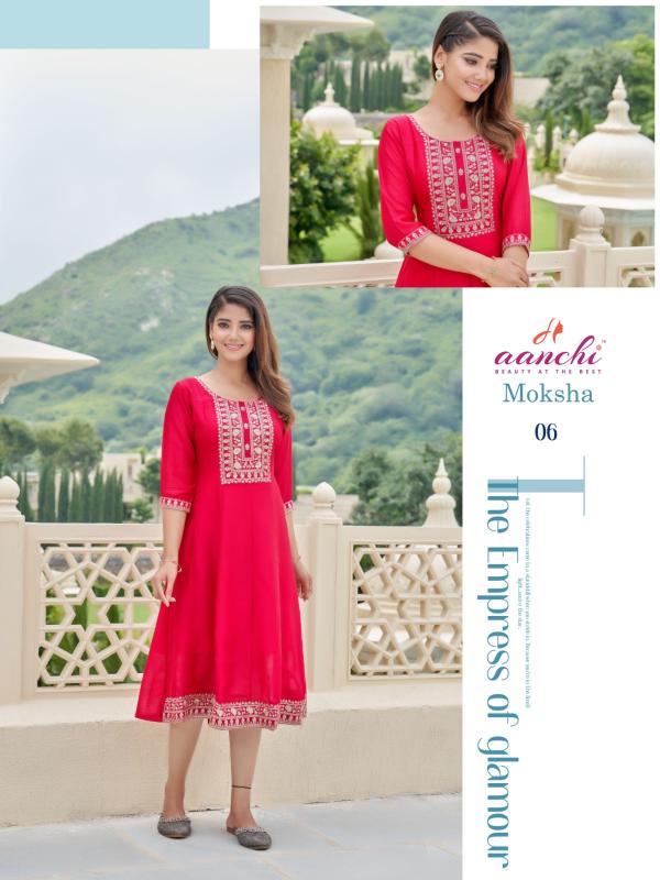 Aanchi MOKSHA Kurti Wholesale Catalog