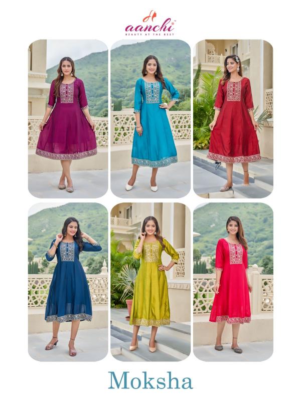 Aanchi MOKSHA Kurti Wholesale Catalog