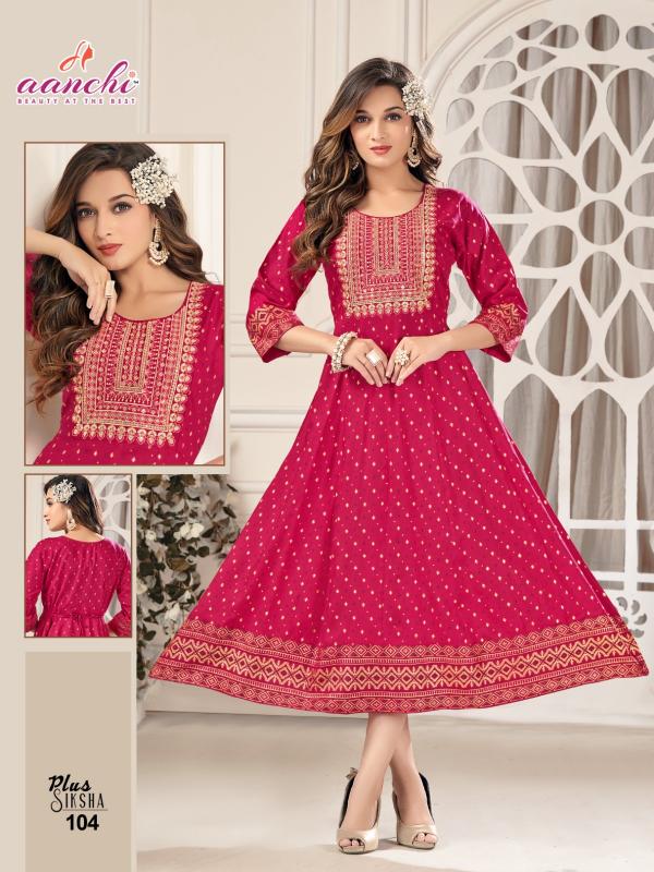 Aanchi Plus Siksha Kurti Wholesale Catalog