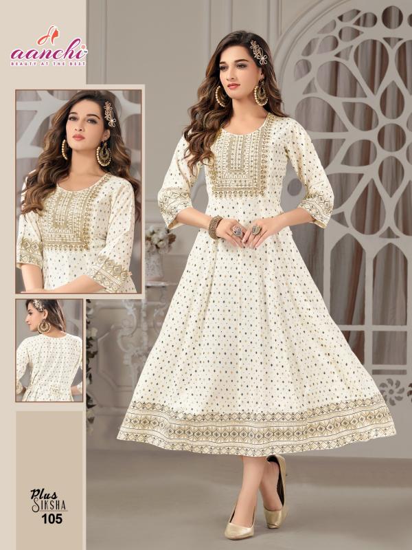 Aanchi Plus Siksha Kurti Wholesale Catalog