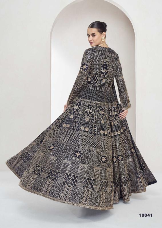 Aashirwad Nitya Georgette Fancy Indo Western Salwar Kameez Wholesale Catalog