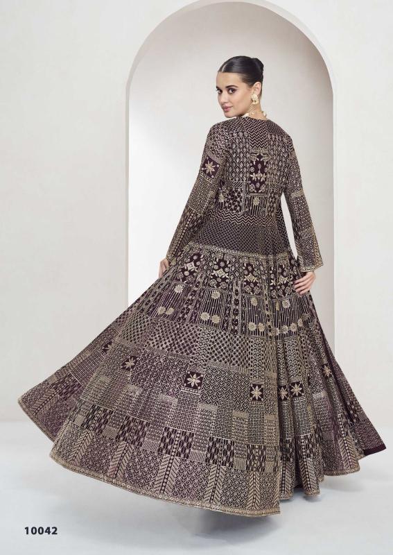 Aashirwad Nitya Georgette Fancy Indo Western Salwar Kameez Wholesale Catalog