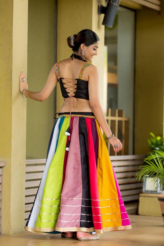 Aawiya 7068 Multi Colour Cotton Lehenga Choli Wholesale catalog