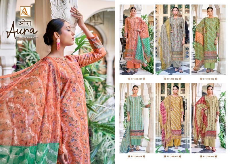 Alok Aura Digital Print Dress Material Wholesale Catalog