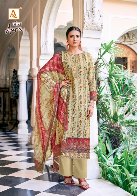 Alok Aura Digital Print Dress Material Wholesale Catalog