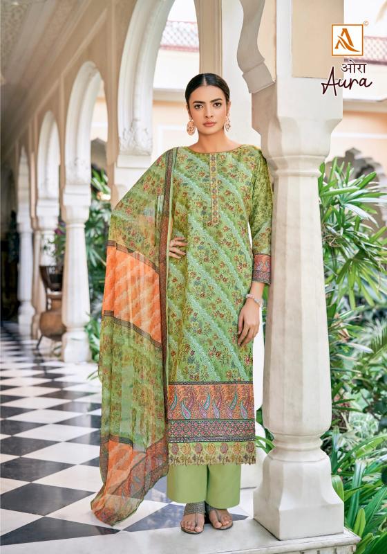Alok Aura Digital Print Dress Material Wholesale Catalog
