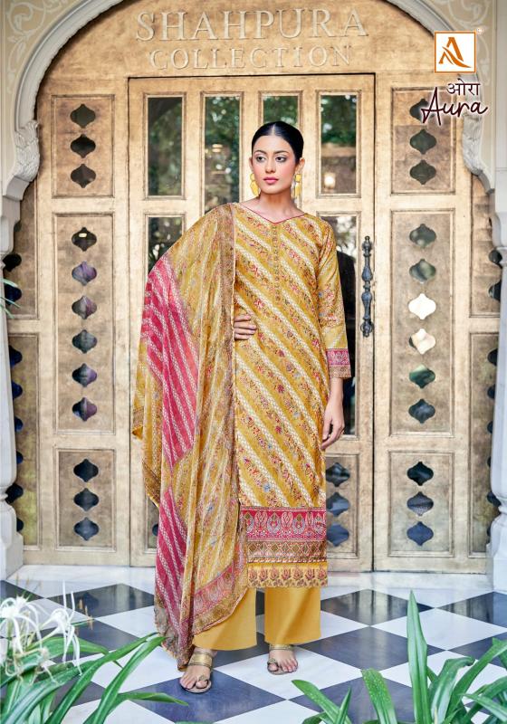 Alok Aura Digital Print Dress Material Wholesale Catalog