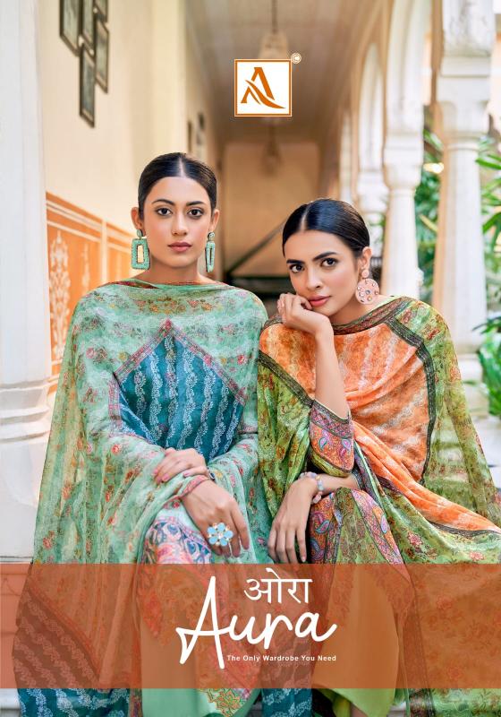 Alok Aura Digital Print Dress Material Wholesale Catalog
